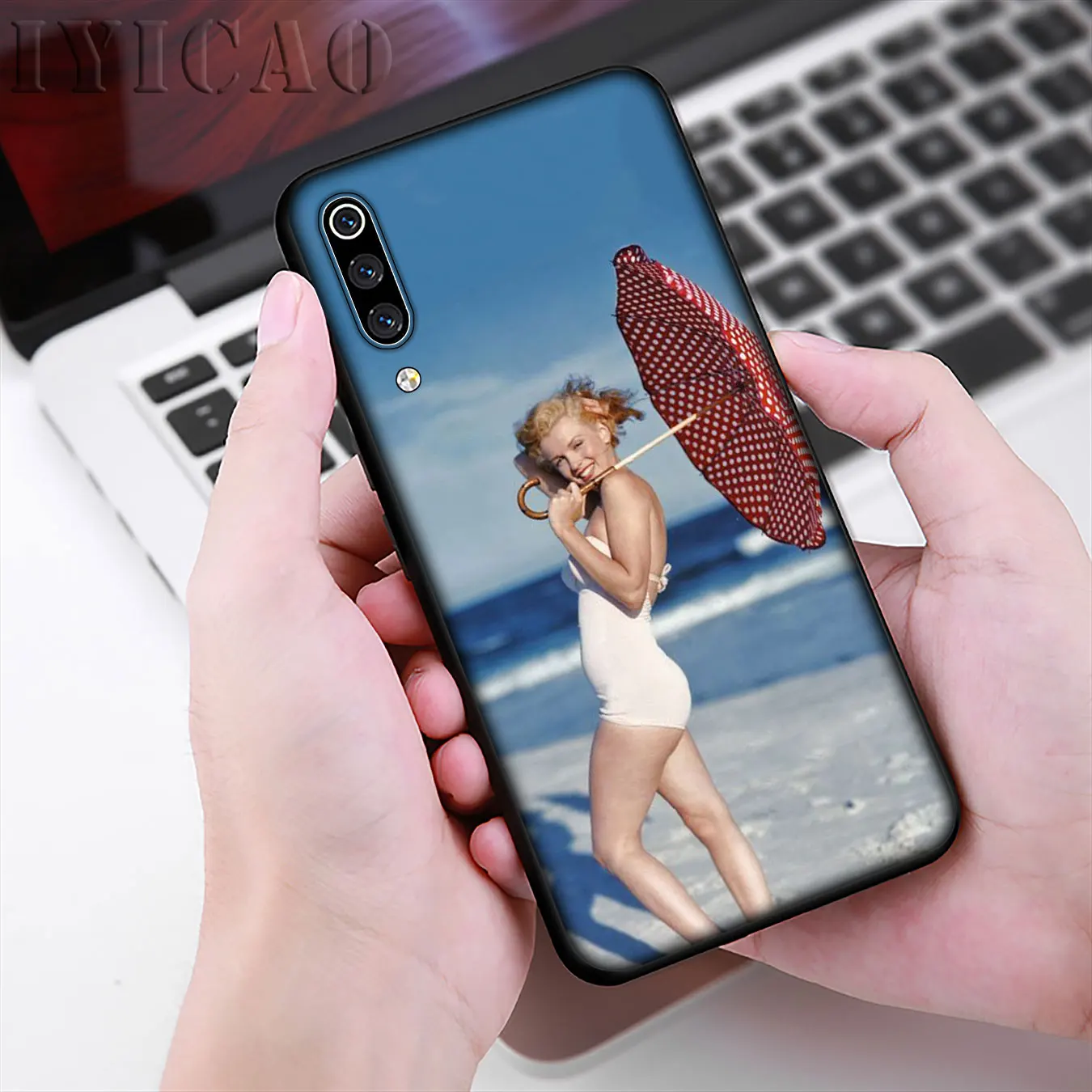 IYICAO Marilyn Monroe Soft Silicone Phone Case for Xiaomi Mi 10 9 9T A3 Pro 8 SE A2 Lite A1 CC9 CC9E 6 pocophone f1 Mi10 Cover | Мобильные