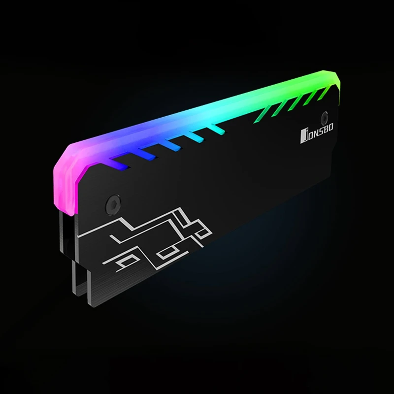 Охлаждающий Жилет Jonsbo 2 шт. Корпус радиатора RGB светодиодный 256 автоматический