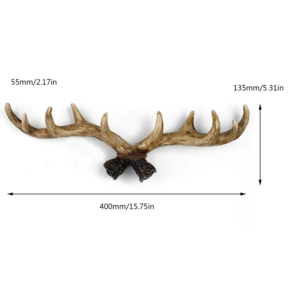 American Retro Antler Decorative Wall Hanging Coat Rack Closed Door Wall Clothes Hanger Decoration Wall Cast Iron Hook 
American Retro Antler Decorative Wall Hanging Coat Rack Closed Door Wall Clothes Hanger Decoration Wall Cast Iron Hook