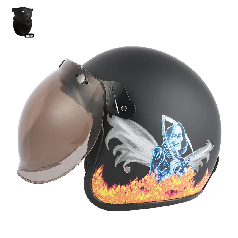 2021 New Pattern Casco Capacete DOT Approved Bubble Visor Motorcycle Helmet 3/4 Open Face Vintage Motocross Helmet Cascos
2021 New Pattern Casco Capacete DOT Approved Bubble Visor Motorcycle Helmet 3/4 Open Face Vintage Motocross Helmet Cascos