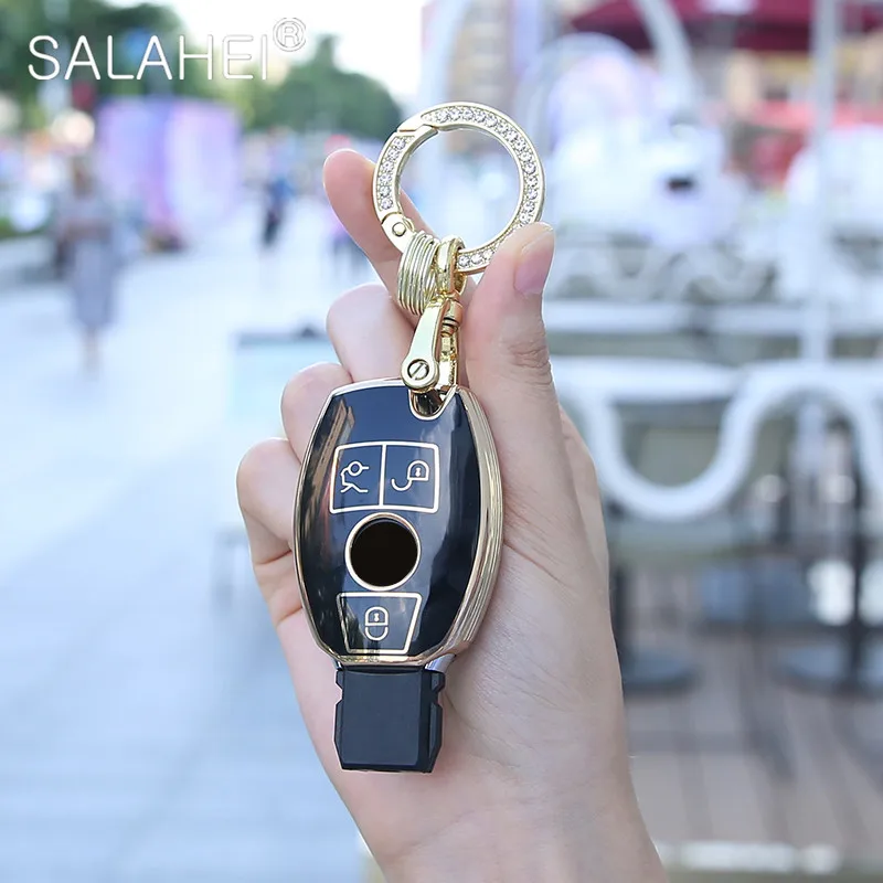 TPU Car Key Cover Case Shell Plating Bag For Benz CLA GLC GLA GLK W203 W210 W211 W204 W176 A B C R Class AMG Protector Holder
TPU Car Key Cover Case Shell Plating Bag For Benz CLA GLC GLA GLK W203 W210 W211 W204 W176 A B C R Class AMG Protector Holder
