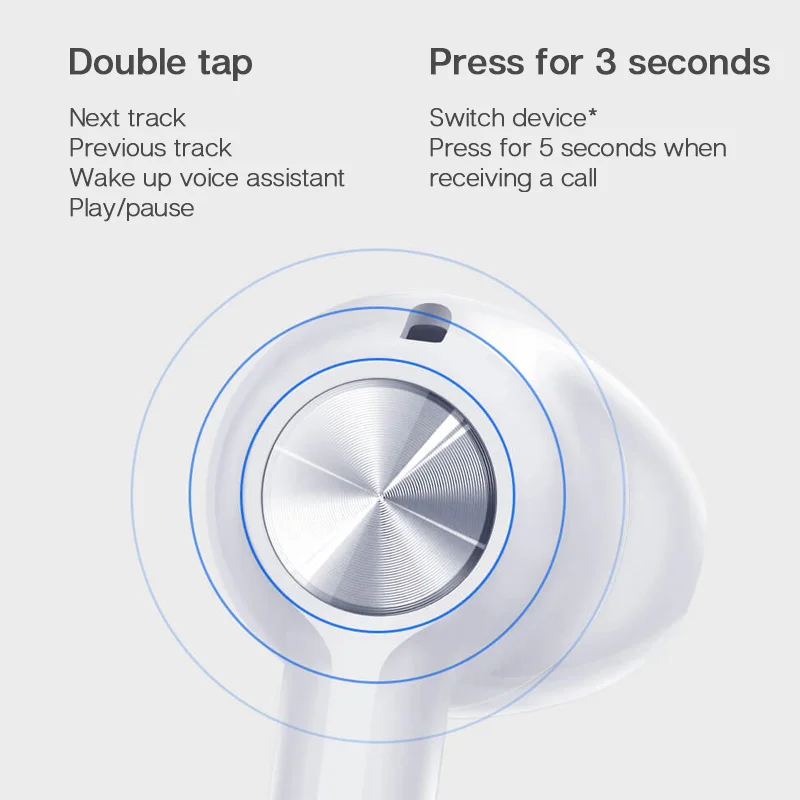 Новинка беспроводные наушники OnePlus Buds TWS Bluetooth 5 0 3Mic экологичное Шумоподавление