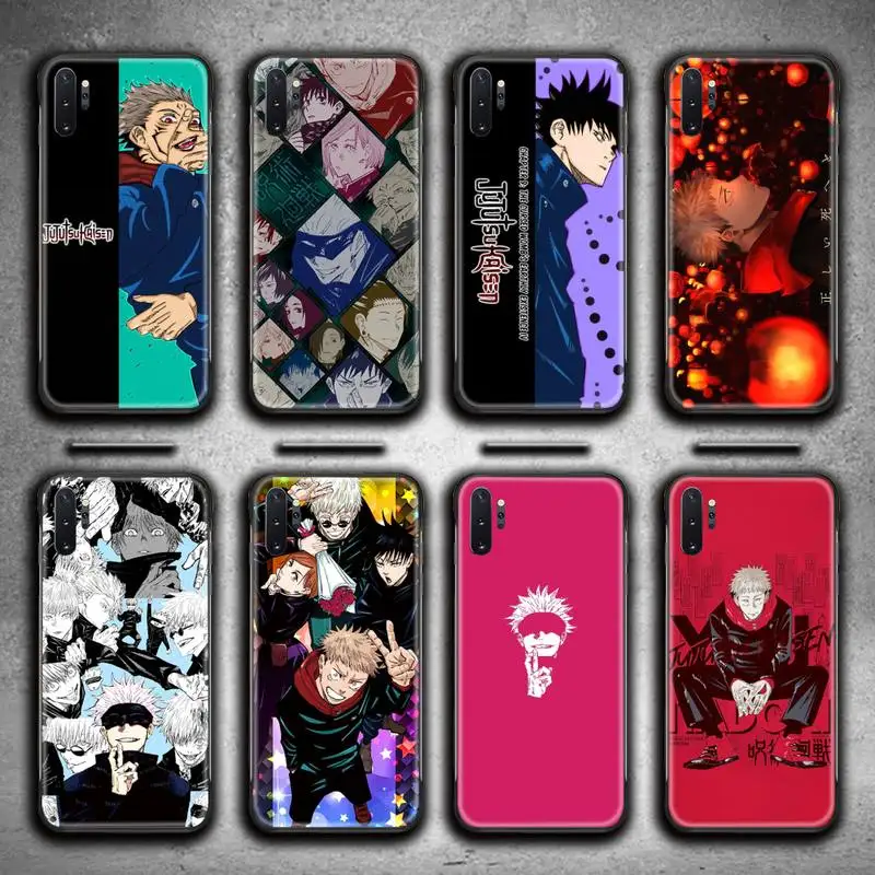 

Jujutsu Kaisen Anime Phone Case For Samsung Galaxy Note20 ultra 7 8 9 10 Plus lite J7 J8 Plus 2018 Prime M21