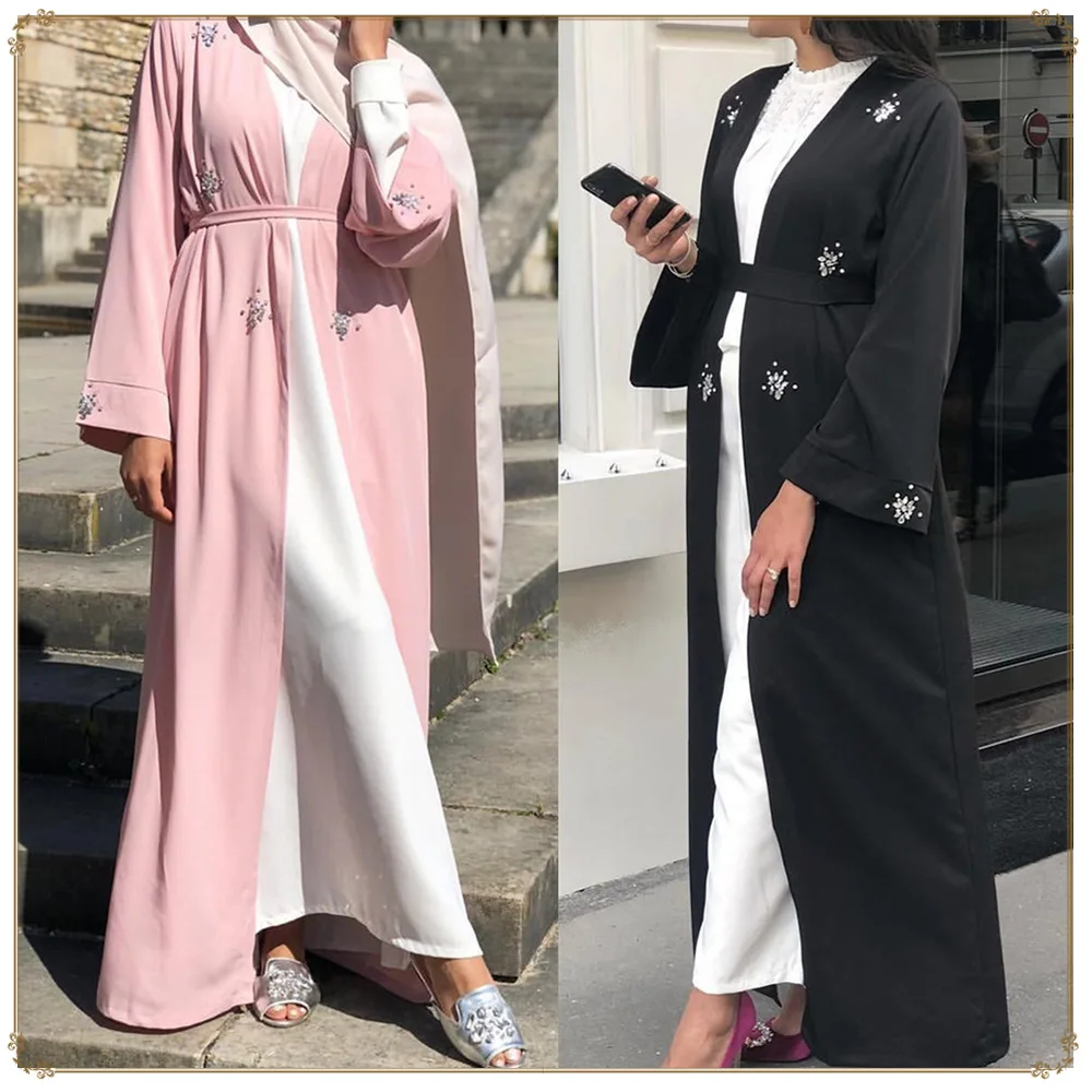 Женское длинное мусульманское платье Abaya Hijab, длинное платье со шнуровкой и бисером на Среднем Востоке
Женское длинное мусульманское платье Abaya Hijab, длинное платье со шнуровкой и бисером на Среднем Востоке