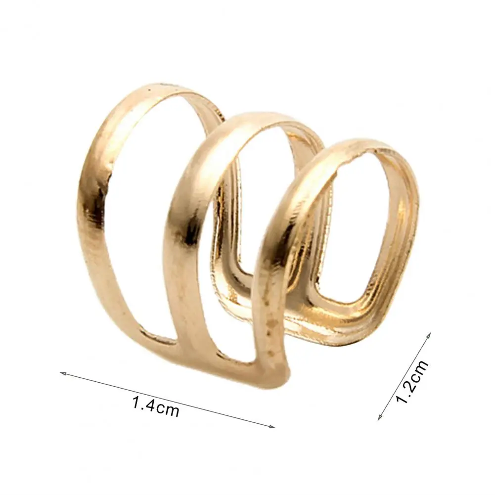1Pc fashion gold simple cross clip earrings for dual purpose ladies adjustable 3 ring hollow ring cubic zirconia ear cuff clips
1Pc fashion gold simple cross clip earrings for dual purpose ladies adjustable 3 ring hollow ring cubic zirconia ear cuff clips