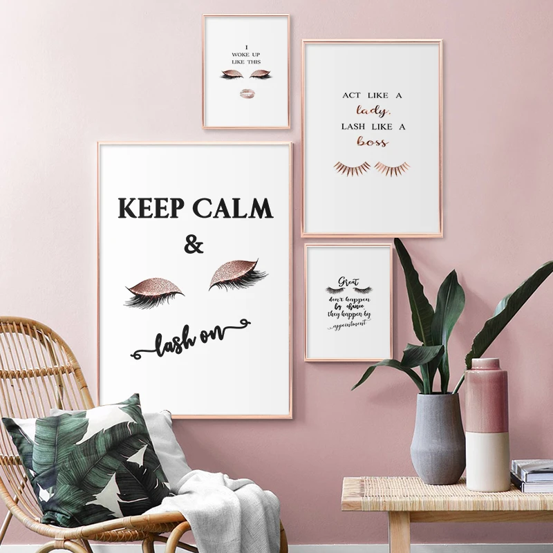 Modern Lashes Fashion Canvas Poster Painting Wall Art Eyelashes Print Makeup Wall Picture Decorative for Girl Room Salon Decor
Modern Lashes Fashion Canvas Poster Painting Wall Art Eyelashes Print Makeup Wall Picture Decorative for Girl Room Salon Decor