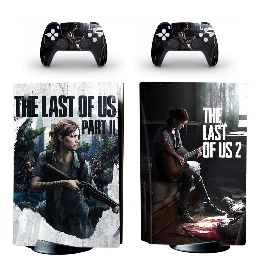 Последняя из нас II виниловая наклейка PS5 CD для PlayStation 5 PS версия консоли и