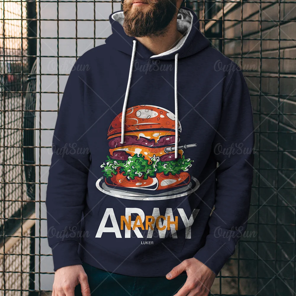 Popular Cartoon Food Pattern Casual Hoodie Men Autumn Hooded Long Sleeve Clothes Burger Fries Pizza Pattern Oversize Sweatshirts
Popular Cartoon Food Pattern Casual Hoodie Men Autumn Hooded Long Sleeve Clothes Burger Fries Pizza Pattern Oversize Sweatshirts