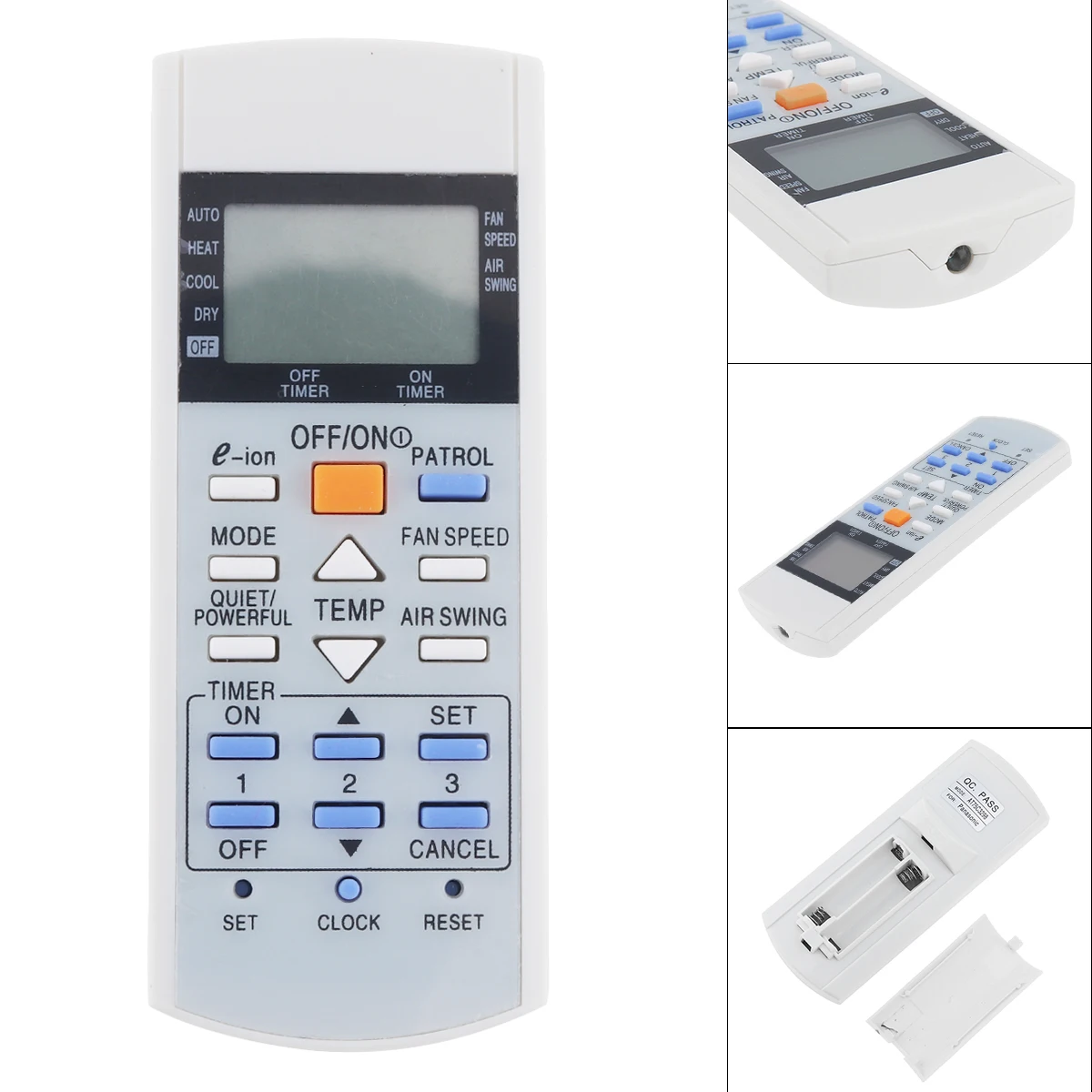 KELANG Universal LCD Air Conditioner Remote Control with 10M Transmission Distance Fit for Panasonic AT75C3298 Air Conditioner
KELANG Universal LCD Air Conditioner Remote Control with 10M Transmission Distance Fit for Panasonic AT75C3298 Air Conditioner