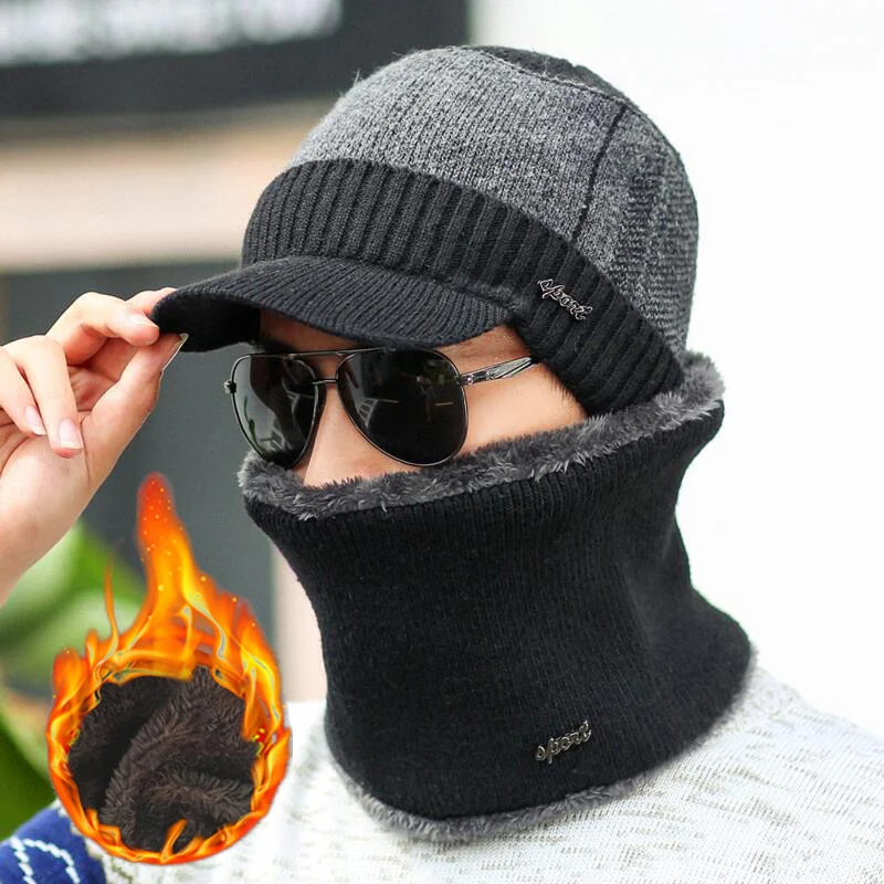 Hat Scarf Se1pcs Winter Soft Hat Visor f Thick Scarves Fashion Skullies Beanies Warm Knitted Men Fleece Beanie Outdoors Cap
Hat Scarf Se1pcs Winter Soft Hat Visor f Thick Scarves Fashion Skullies Beanies Warm Knitted Men Fleece Beanie Outdoors Cap