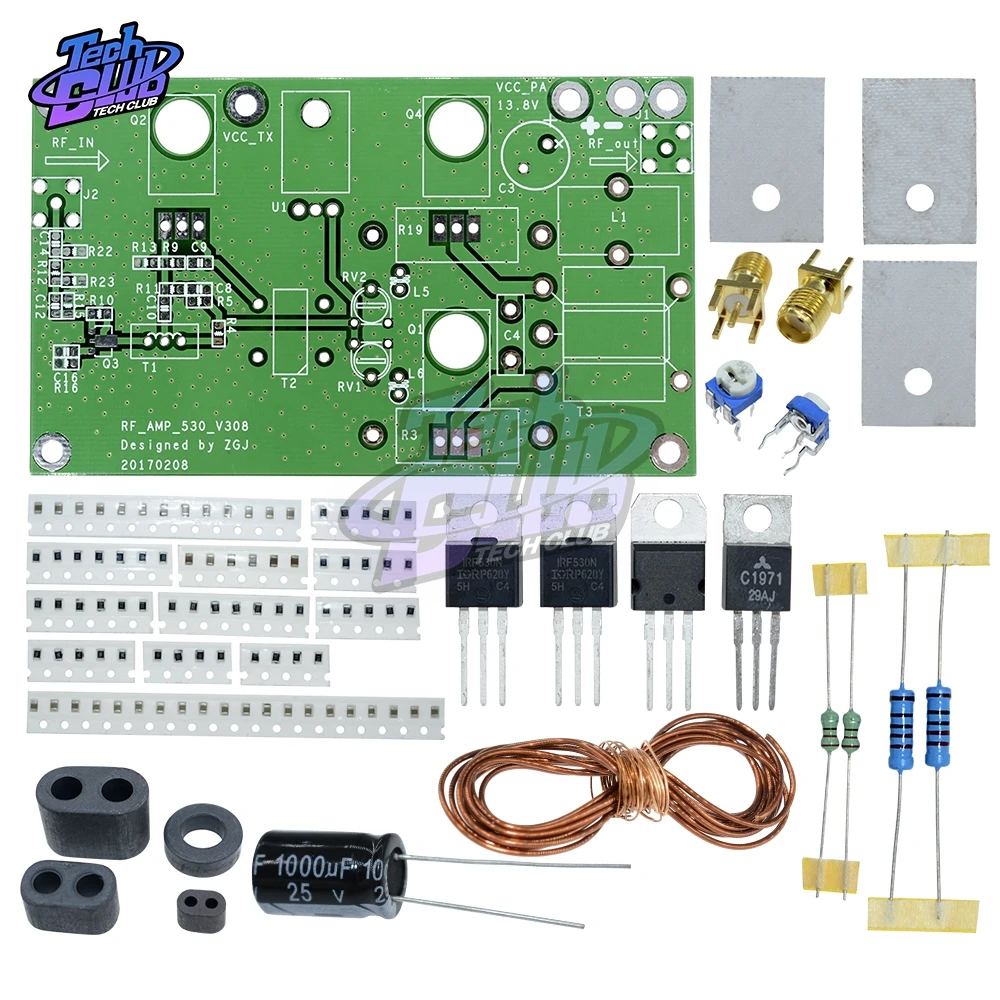 DC13.8V 45W SSB Linear Power Amplifier Board CW FM HF Radio Transceiver Shortwave Module DIY Kit Standard SMA Interface 3M-30MHz
DC13.8V 45W SSB Linear Power Amplifier Board CW FM HF Radio Transceiver Shortwave Module DIY Kit Standard SMA Interface 3M-30MHz