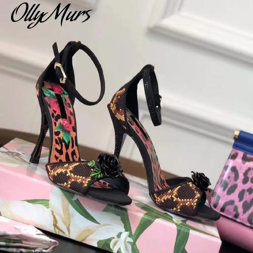 Ollymurs top quality summer Leopard Print High Heels Women Sandals Sexy flower Club Heels Sandals
Ollymurs top quality summer Leopard Print High Heels Women Sandals Sexy flower Club Heels Sandals