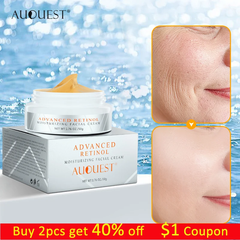 AUQUEST Retinol Face Cream Anti-Aging Wrinkle Whitening Moisturizing Improve Fine Lines Firming Lifting Facial Skin Care
AUQUEST Retinol Face Cream Anti-Aging Wrinkle Whitening Moisturizing Improve Fine Lines Firming Lifting Facial Skin Care
