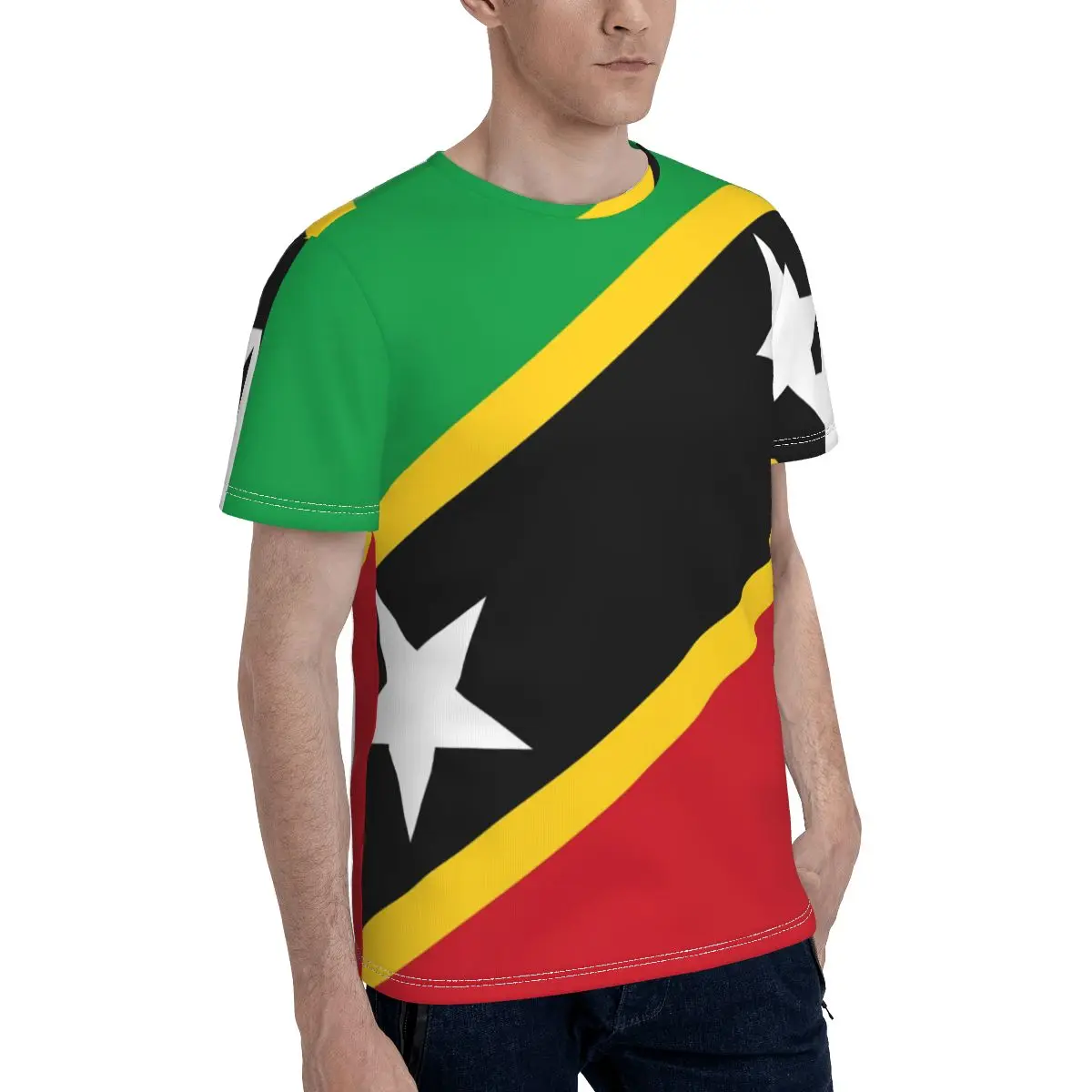 Promo Baseball St. Kitts And Nevis Flag T-shirt Graphic Men's T Shirt Print Funny Novelty R333 Tees Tops European Size
Promo Baseball St. Kitts And Nevis Flag T-shirt Graphic Men's T Shirt Print Funny Novelty R333 Tees Tops European Size
