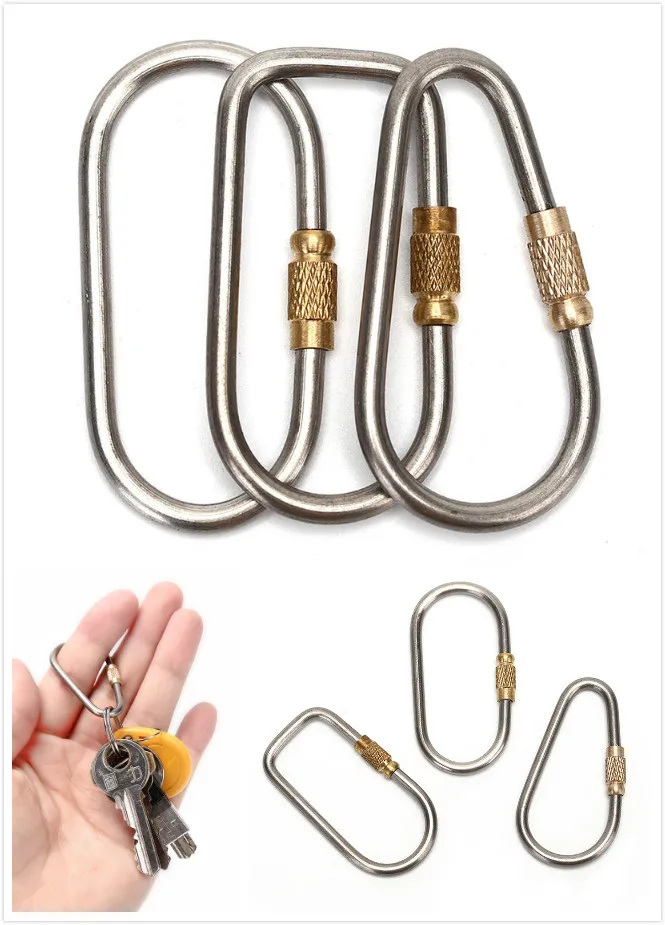 1Pcs Titanium Alloy Camping Link Titanium Alloy Carabiner Keychain Hanging Lock Buckle Hook Practical
1Pcs Titanium Alloy Camping Link Titanium Alloy Carabiner Keychain Hanging Lock Buckle Hook Practical