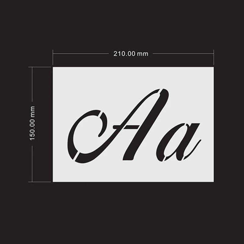 40pcs Reusable Plastic Stencil Drawing Template Stencils for Walls Painting and Decor English Letters Figure DIY Scrapbooking
40pcs Reusable Plastic Stencil Drawing Template Stencils for Walls Painting and Decor English Letters Figure DIY Scrapbooking