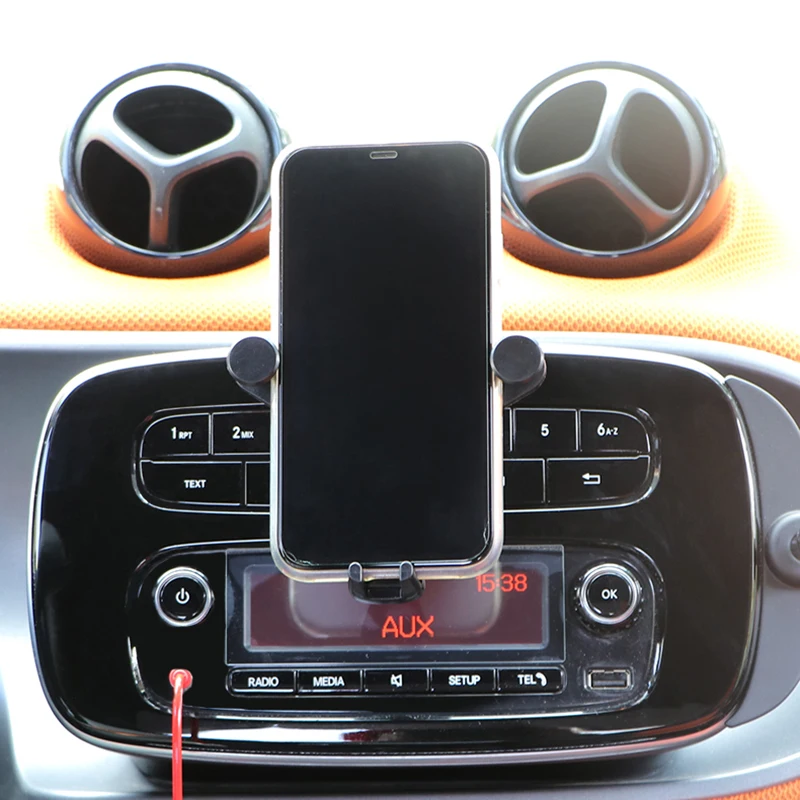Car mobile phone Bracket navigation frame gravity Bracket For Mercedes Smart 450 451 453 Fortwo Forfour interior Charging stand
Car mobile phone Bracket navigation frame gravity Bracket For Mercedes Smart 450 451 453 Fortwo Forfour interior Charging stand