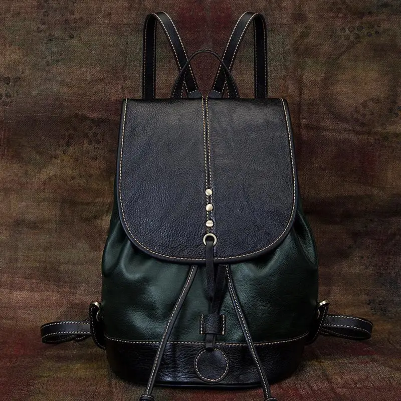 Retro Genuine Leather Bagpack Women Travel Bag 2021 New Large Capacity First Layer Cowhide Lady Backpack College Bags
Retro Genuine Leather Bagpack Women Travel Bag 2021 New Large Capacity First Layer Cowhide Lady Backpack College Bags