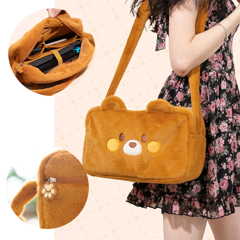 Orange For Nintendo Switch OLED Large Capacity Travel Storage Case Pouch Cute Girl Plush Bags NS Switch Accessories
Orange For Nintendo Switch OLED Large Capacity Travel Storage Case Pouch Cute Girl Plush Bags NS Switch Accessories
