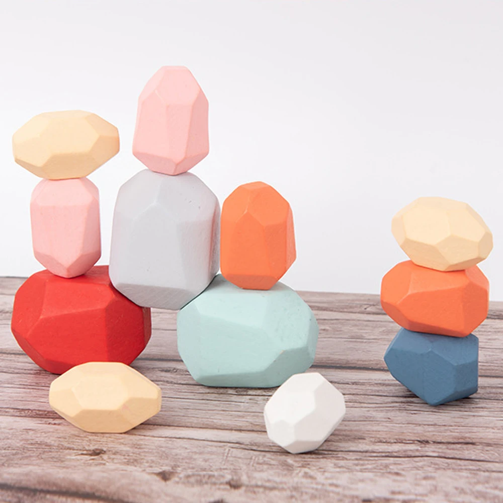Ins Nordic Children'S Wooden Colored Stone Building Jenga Blocks Educational Toy Creative Stacking Game Rainbow Wooden Toy Gifts
Ins Nordic Children'S Wooden Colored Stone Building Jenga Blocks Educational Toy Creative Stacking Game Rainbow Wooden Toy Gifts