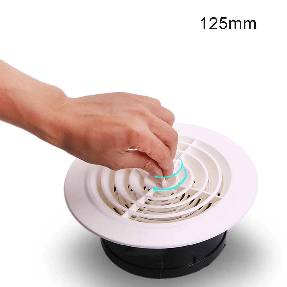 75/100/125/150mm Round Air Vent Louver Grille Cover Outlet Adjustable Exhaust Vent Ducting For Bathroom Kitchen Office
75/100/125/150mm Round Air Vent Louver Grille Cover Outlet Adjustable Exhaust Vent Ducting For Bathroom Kitchen Office