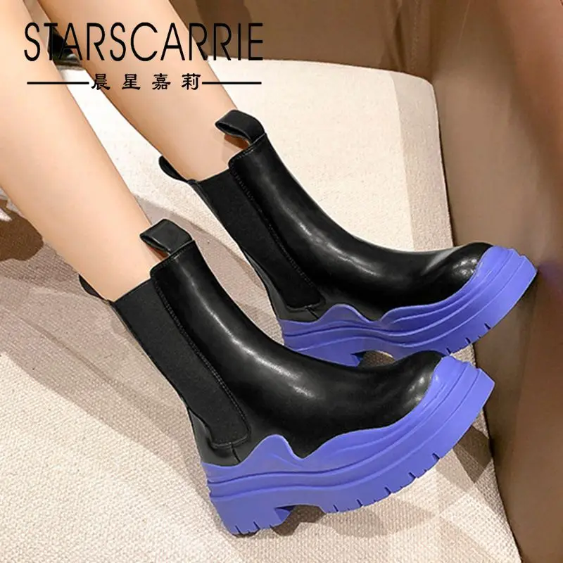 Женские ботинки для верховой езды, новинка 2021, дымонепроницаемые ботинки на толстой подошве, короткие Ботинки Челси в британском стиле, дем... 
Женские ботинки для верховой езды, новинка 2021, дымонепроницаемые ботинки на толстой подошве, короткие Ботинки Челси в британском стиле, дем...