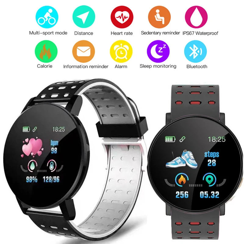 119 Plus Smart Watches Men Smart Bracelet Blood Pressure Waterproof Wristwatch Sport Smartwatch Fitness Tracker For Android Ios
119 Plus Smart Watches Men Smart Bracelet Blood Pressure Waterproof Wristwatch Sport Smartwatch Fitness Tracker For Android Ios