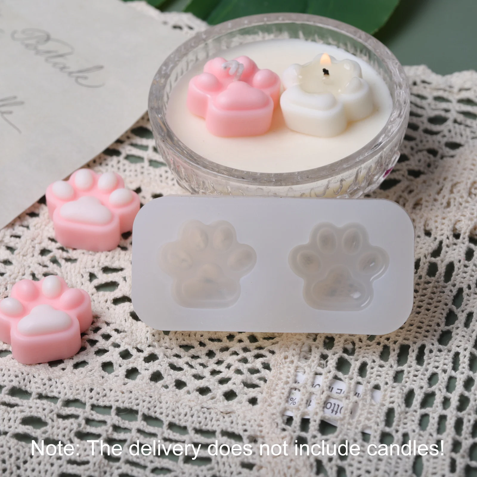Cat Paw Candle Mold Silicone Forms Wax Candle Making Tool Craft Car Ornaments Mould Aroma Plaster Handmade
Cat Paw Candle Mold Silicone Forms Wax Candle Making Tool Craft Car Ornaments Mould Aroma Plaster Handmade