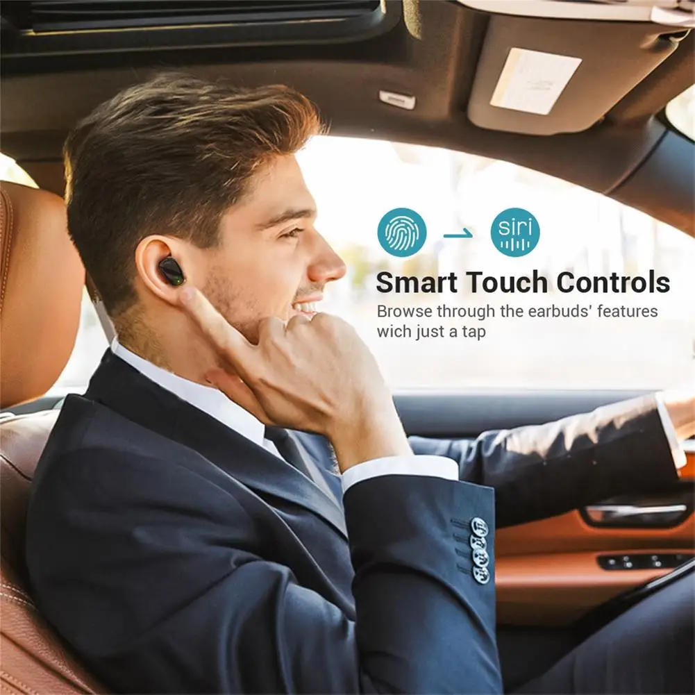 Bluetooth 5.0 Wireless Earphone TWS Headphones True Wireless Deep Bass Earbuds In Ear Headset Ear Buds Sport Smart Touch Control
Bluetooth 5.0 Wireless Earphone TWS Headphones True Wireless Deep Bass Earbuds In Ear Headset Ear Buds Sport Smart Touch Control