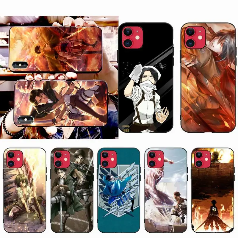 YJZFDYRM Shingeki No Kyojin Anime black Phone Case Hull for iPhone 11 pro XS MAX 8 7 6 6S Plus X 5S SE 2020 XR case
YJZFDYRM Shingeki No Kyojin Anime black Phone Case Hull for iPhone 11 pro XS MAX 8 7 6 6S Plus X 5S SE 2020 XR case
