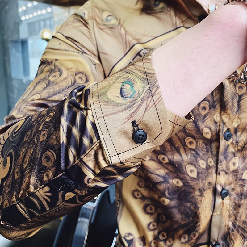 Shirts Printed Shirts Men Baroque Shirts Designers Camisa Social Club Sexy Night Bar Slim Fit Camiseta Thin Long-sleeved Shirt
Shirts Printed Shirts Men Baroque Shirts Designers Camisa Social Club Sexy Night Bar Slim Fit Camiseta Thin Long-sleeved Shirt