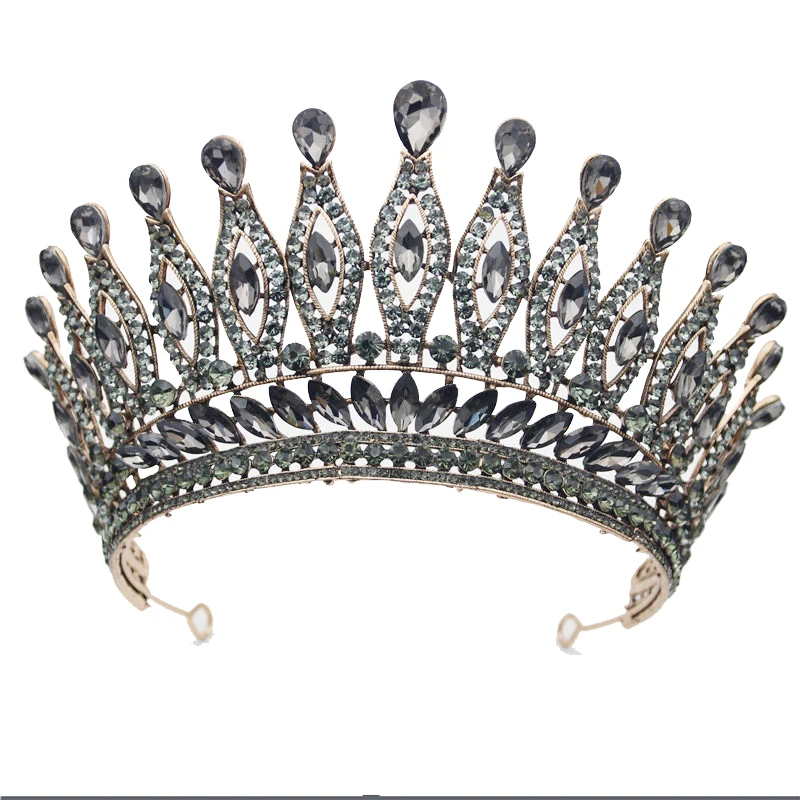 Vintage Gorgeous Crystal Bridal Crown Women Prom Wedding Crown Headband Tiaras Queen Hair Jewelry Pageant Crown Headdress
Vintage Gorgeous Crystal Bridal Crown Women Prom Wedding Crown Headband Tiaras Queen Hair Jewelry Pageant Crown Headdress