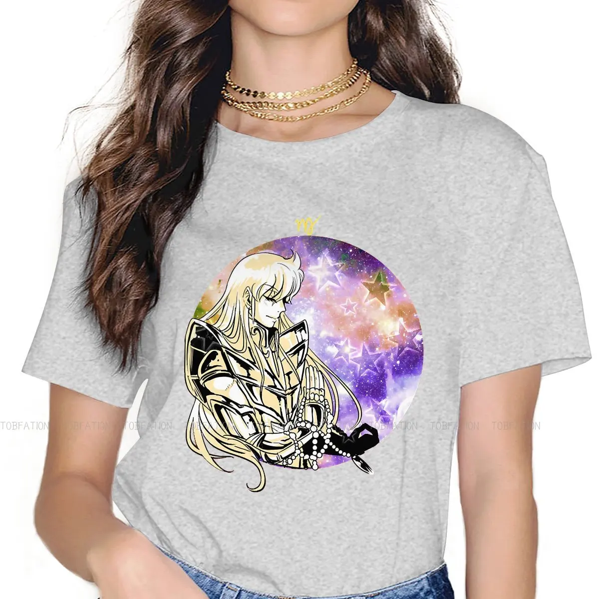 Хипстерские футболки Virgo Shaka Saint Seiya, женская уличная одежда из ткани, футболка большого размера с круглым вырезом
Хипстерские футболки Virgo Shaka Saint Seiya, женская уличная одежда из ткани, футболка большого размера с круглым вырезом