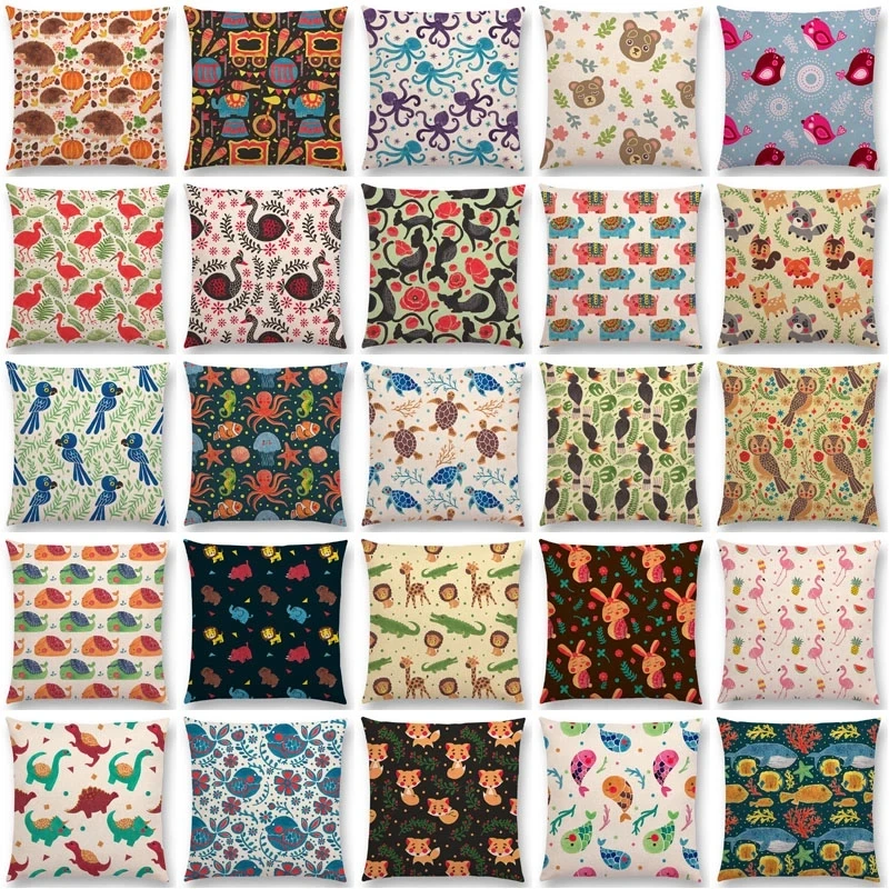 Cute Little Animals Decorative Pattern Cushion Cover Sofa Throw Pillowcase Home Decor чехол для подушки декоративные подушки
Cute Little Animals Decorative Pattern Cushion Cover Sofa Throw Pillowcase Home Decor чехол для подушки декоративные подушки