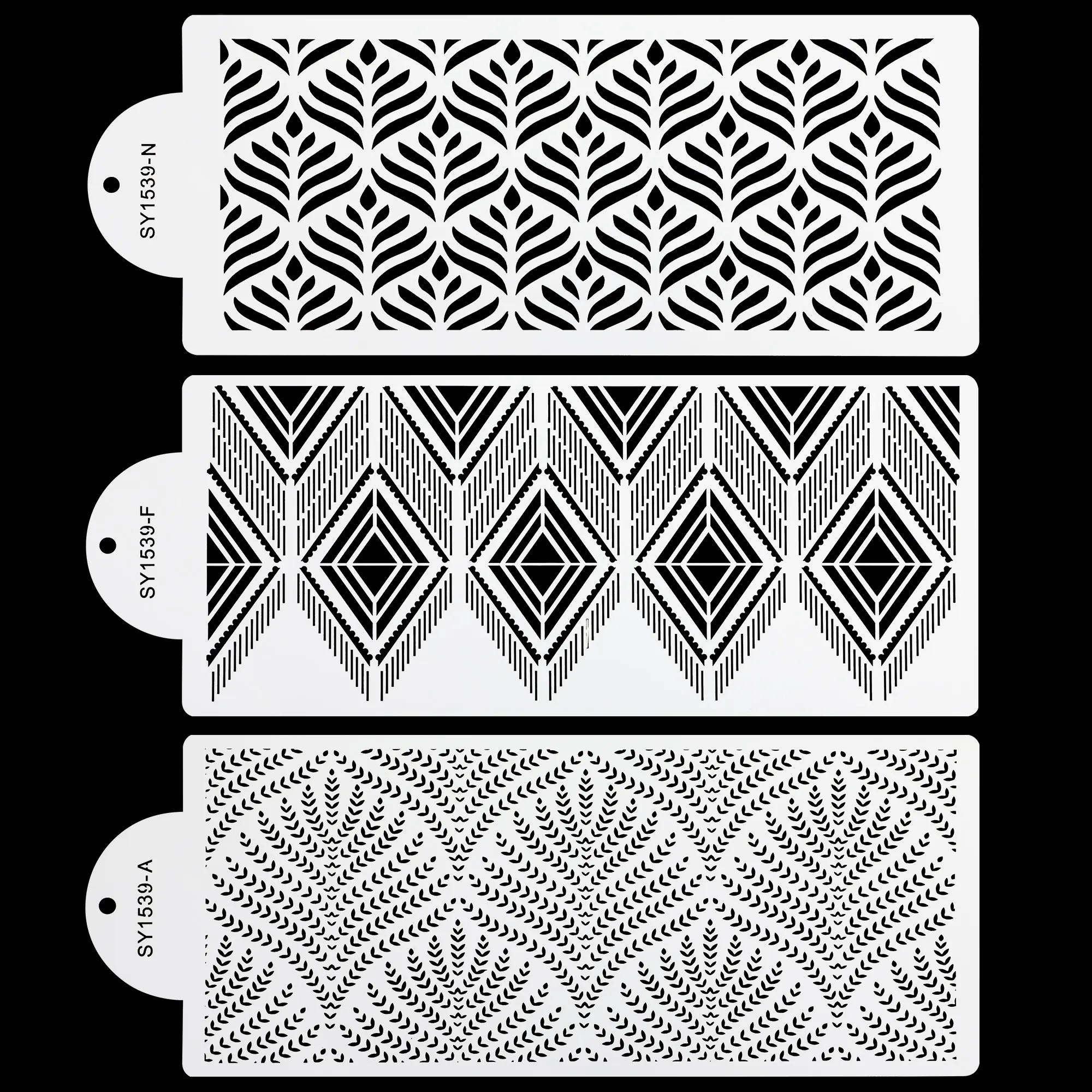 Diy Bohemian Style Plastic Sugar Sieve Mold Fondant Printing Mold Hollow Wedding Cake Edge Decoration Template Baking Tools
Diy Bohemian Style Plastic Sugar Sieve Mold Fondant Printing Mold Hollow Wedding Cake Edge Decoration Template Baking Tools