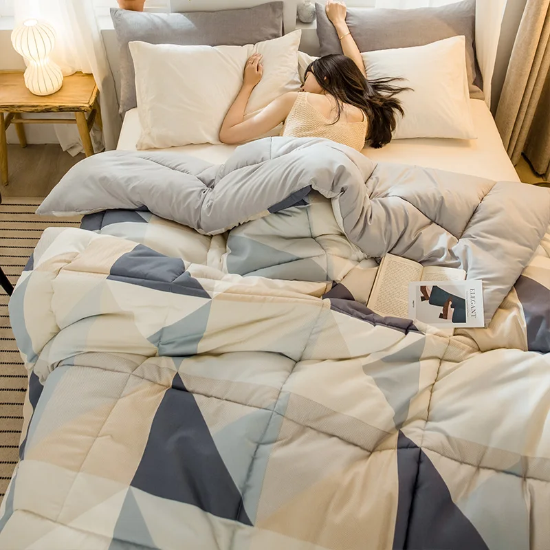 

По 4-м временам года Стёганое одеяло утолщенные высокие качественное пуховое одеяло дома/отельная постельная одеяло одеяла тепло и комфорт ...