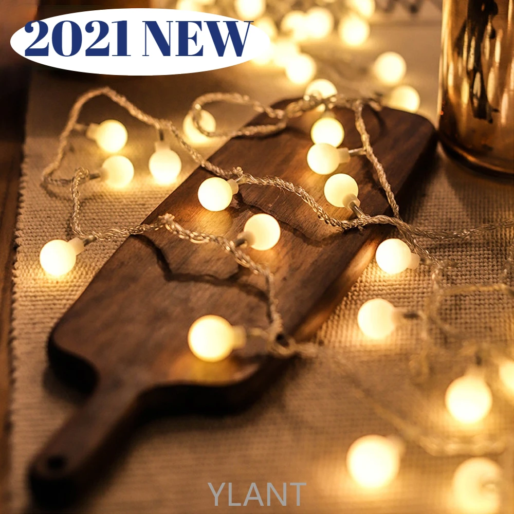 Ylant Room Decor Led Lights String-Lights 3m/5m/10m Fairy Lights Colorful Ball String Lights Table Decoration Christmas Lights
Ylant Room Decor Led Lights String-Lights 3m/5m/10m Fairy Lights Colorful Ball String Lights Table Decoration Christmas Lights