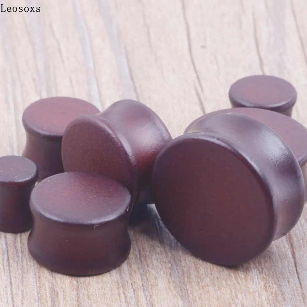 Leosoxs 1 piece New Brown Solid Wood Ear Expander Ear Piercing Jewelry EAR TUNNEL Ear Plugs
Leosoxs 1 piece New Brown Solid Wood Ear Expander Ear Piercing Jewelry EAR TUNNEL Ear Plugs