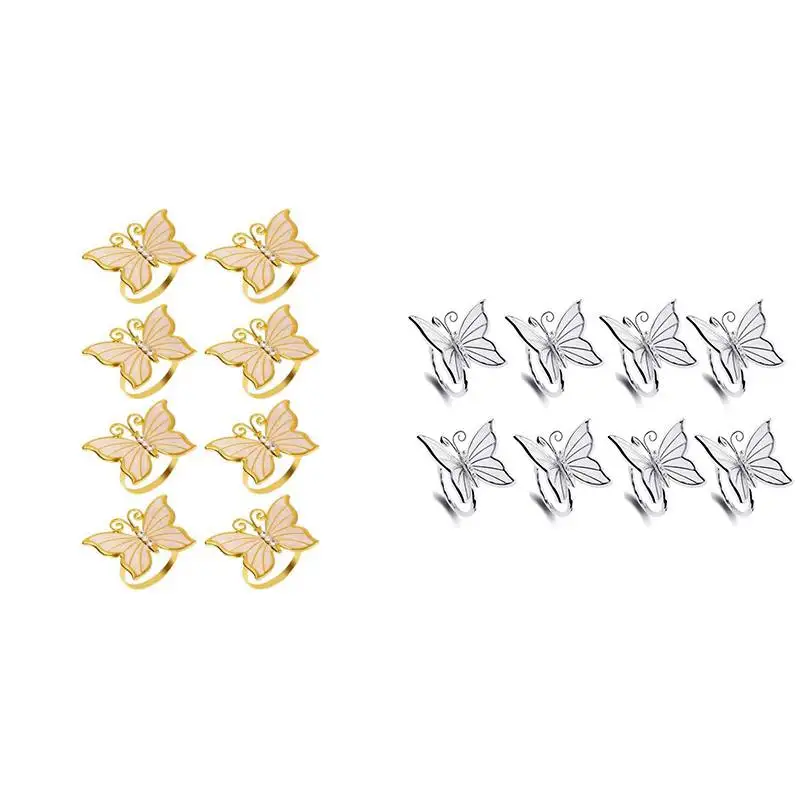 Napkin Rings Set of 8, Butterfly Napkin Ring Holders,Napkins Rings for Easter,Wedding,Holidays,Dinner Decor Favor
Napkin Rings Set of 8, Butterfly Napkin Ring Holders,Napkins Rings for Easter,Wedding,Holidays,Dinner Decor Favor