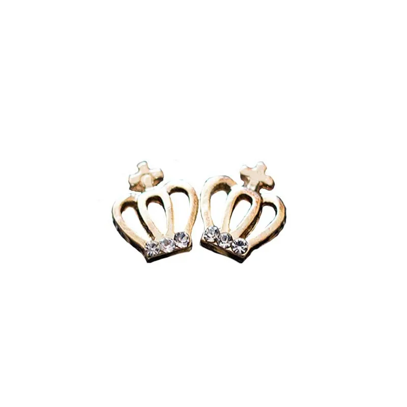 Trendy Crown Studs Earrings Boho Female Golden-Color Drop Earring Zircon Earrings For Women's Ear Jewelery Girls Office Gifts
Trendy Crown Studs Earrings Boho Female Golden-Color Drop Earring Zircon Earrings For Women's Ear Jewelery Girls Office Gifts