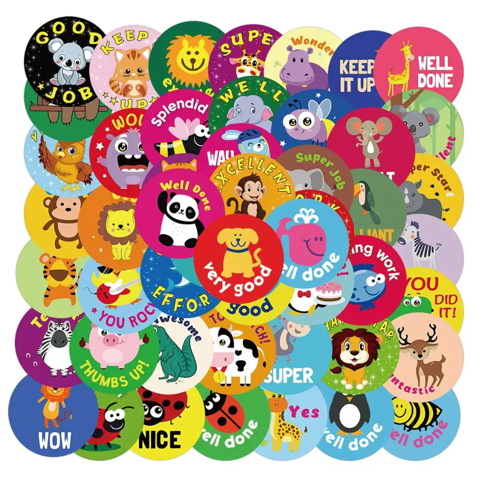 50PCS children's reward stickers graffiti stickers decorative suitcase laptop waterproof foreign trade can be wholesale
50PCS children's reward stickers graffiti stickers decorative suitcase laptop waterproof foreign trade can be wholesale