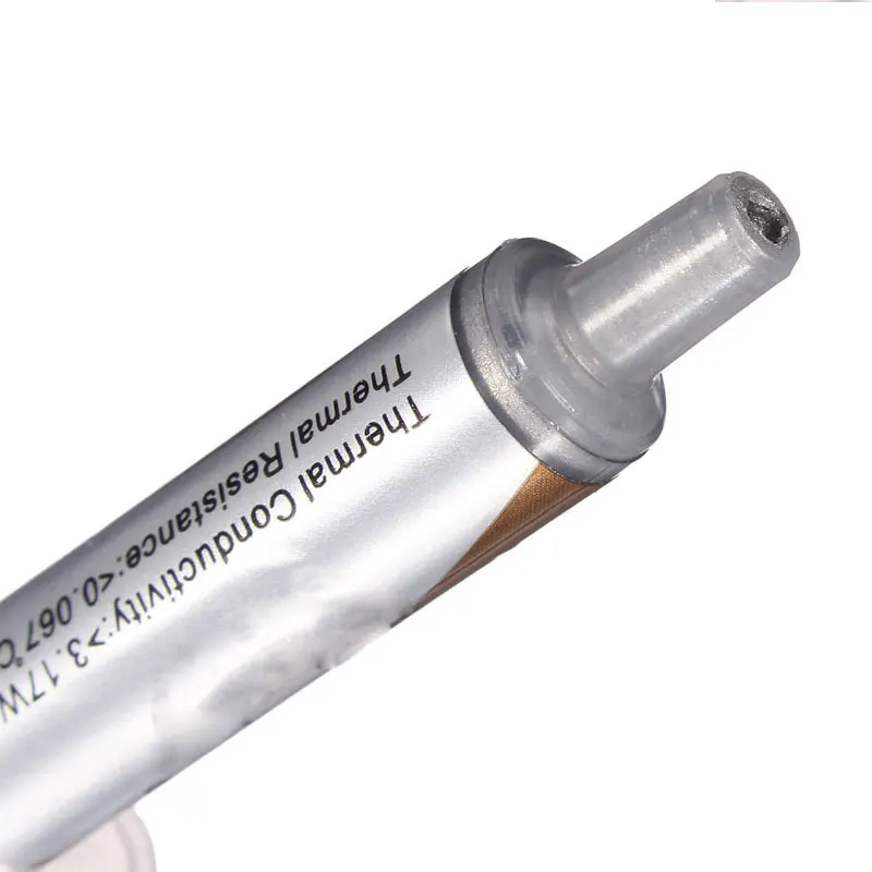 5pcs 1g Silver Silicone Compound Thermal Conductive Grease Chipset Cooling Cooler Heatsink For CPU Heatsink Silicone Grease
5pcs 1g Silver Silicone Compound Thermal Conductive Grease Chipset Cooling Cooler Heatsink For CPU Heatsink Silicone Grease
