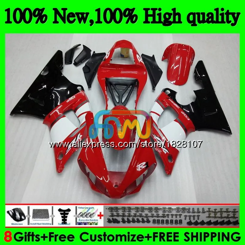 Комплект кузова для YAMAHA YZF 1000 YZF R 1 YZF-1000 YZFR1 00 01 121BS.0 YZF R1 1000CC YZF1000 YZF-R1 2000 2001 Обтекатели фабрики красного цвета
Комплект кузова для YAMAHA YZF 1000 YZF R 1 YZF-1000 YZFR1 00 01 121BS.0 YZF R1 1000CC YZF1000 YZF-R1 2000 2001 Обтекатели фабрики красного цвета