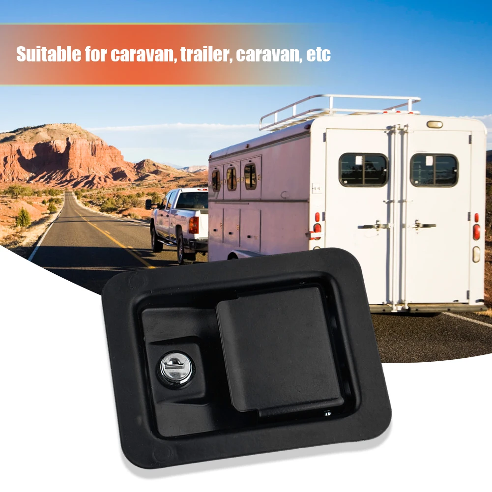 Trailer Door Latch Tool Box Lock 2 Keys Caravan Motorhome Trailer Truck Tool Box Door Single Point Handle for RV Camper
Trailer Door Latch Tool Box Lock 2 Keys Caravan Motorhome Trailer Truck Tool Box Door Single Point Handle for RV Camper