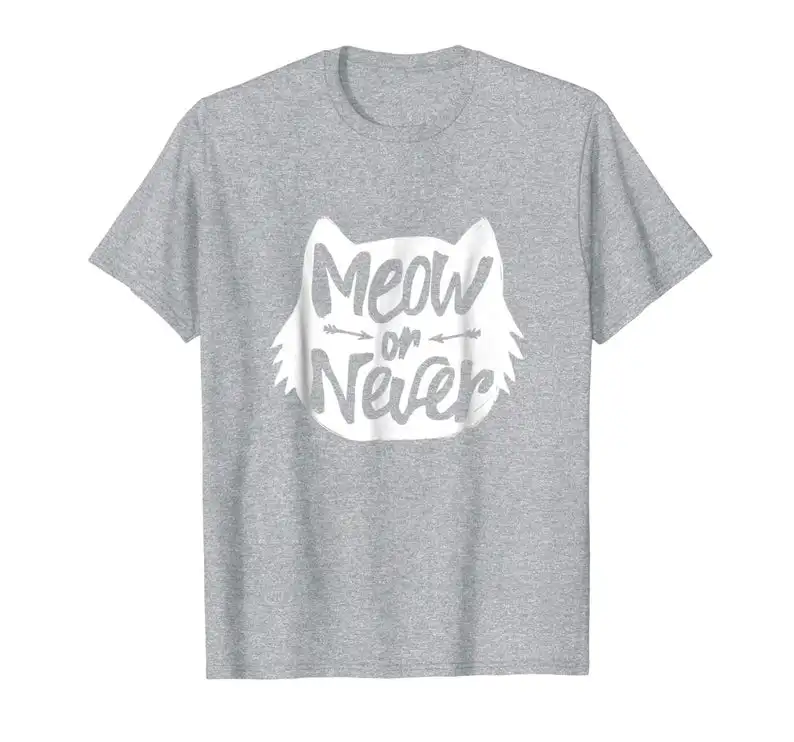 Meow or Never print 100% Cotton Cat Tshirt street fashion letters women t-shirts o-neck short sleeve Plus Size Top Tees
Meow or Never print 100% Cotton Cat Tshirt street fashion letters women t-shirts o-neck short sleeve Plus Size Top Tees
