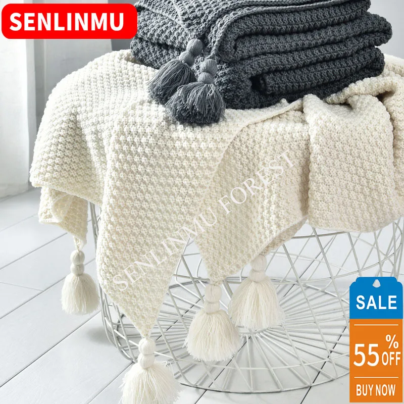 SENLINMU Knitting Blanket Solid Soft Sofa Blanket Bedspreads NordicThread Throw Towel Blanket for Summer Shawl Blanket Bed Cover
SENLINMU Knitting Blanket Solid Soft Sofa Blanket Bedspreads NordicThread Throw Towel Blanket for Summer Shawl Blanket Bed Cover