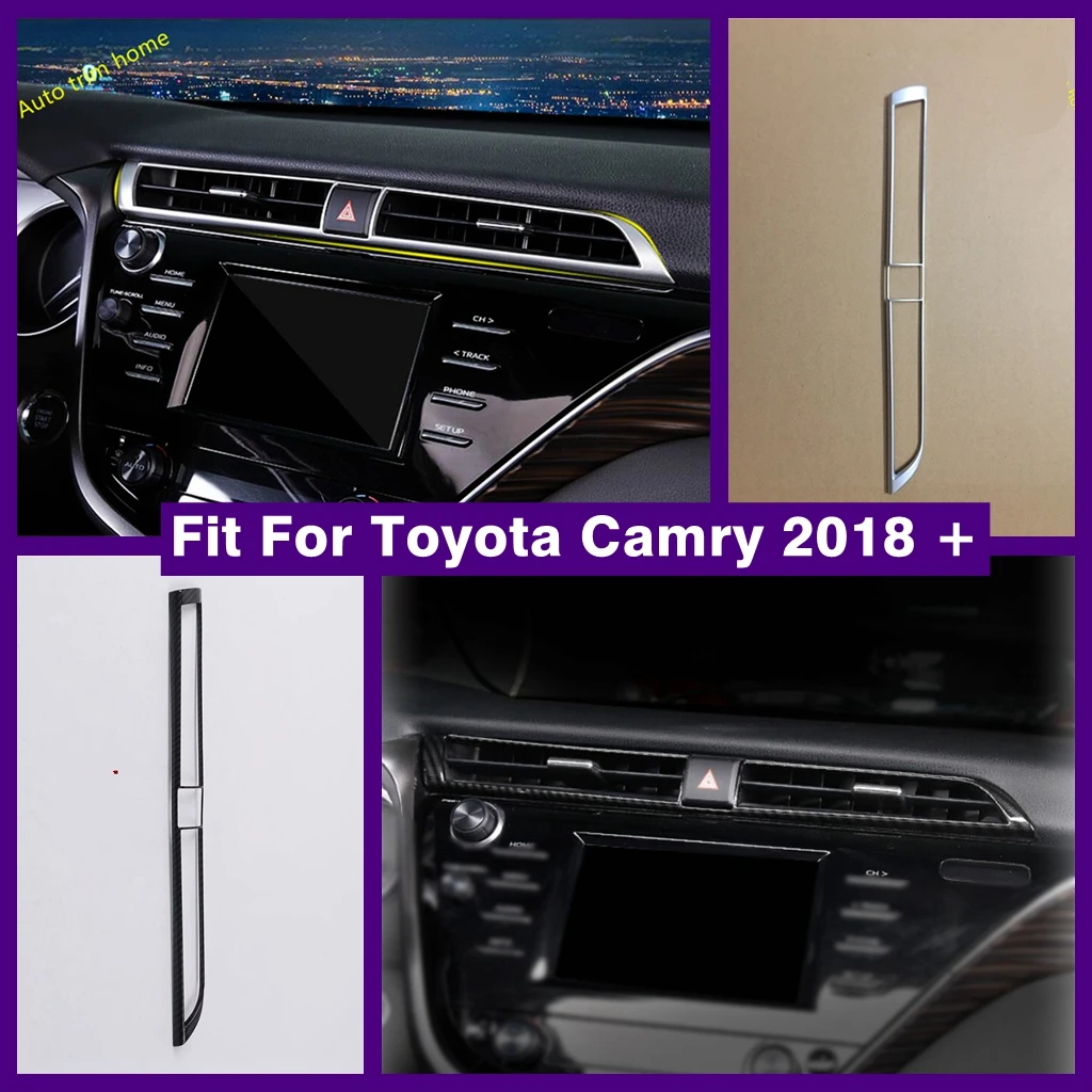 Middle Central Warning Lights Lamps Air AC Vent Outlet Cover Trim Fit For Toyota Camry 2018 2019 2020 ABS Matte / Carbon Fiber
Middle Central Warning Lights Lamps Air AC Vent Outlet Cover Trim Fit For Toyota Camry 2018 2019 2020 ABS Matte / Carbon Fiber