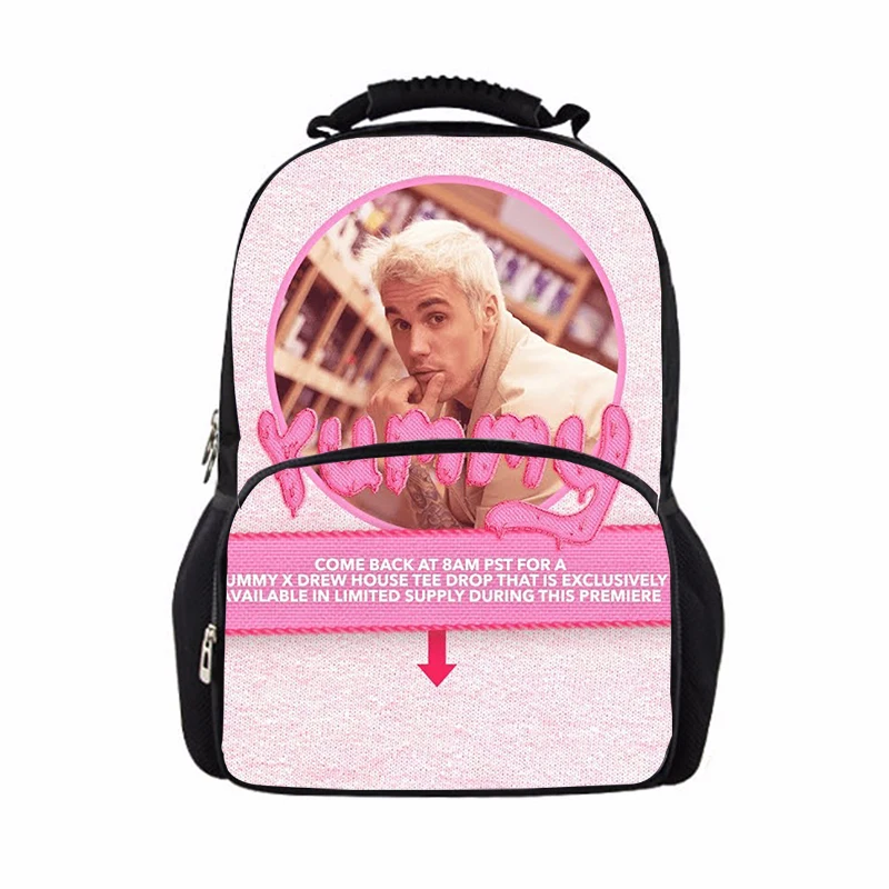 Justin Bieber yummy hot sale new fashion men backpack rucksack leather school bag travel backpack
Justin Bieber yummy hot sale new fashion men backpack rucksack leather school bag travel backpack