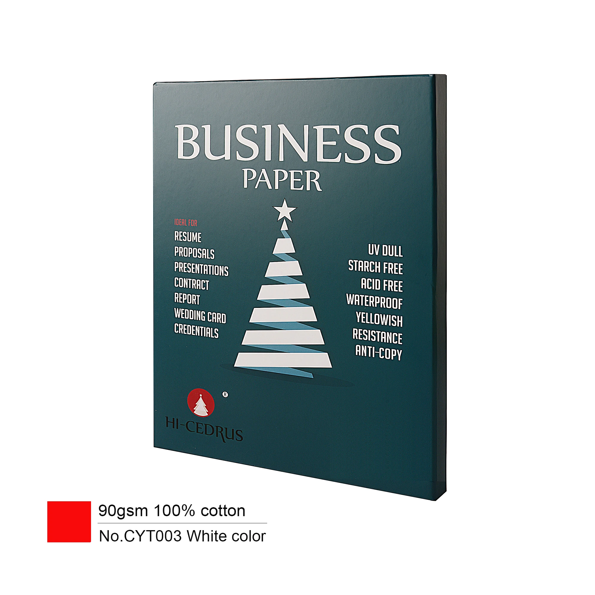 90gsm 100% cotton paper A4 210*297mm White color with Watermark Starch-free Waterproof 100 sheets GCYT003
90gsm 100% cotton paper A4 210*297mm White color with Watermark Starch-free Waterproof 100 sheets GCYT003