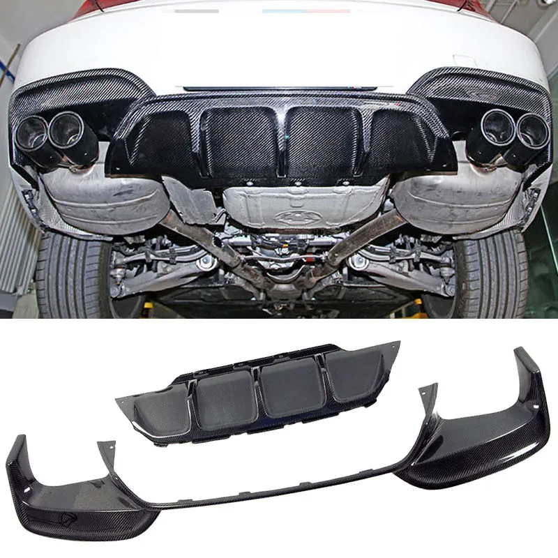 Задний диффузор из углеродного волокна подходит для BMW 6 Series F06 F12 F13 M6|carbon fiber rear